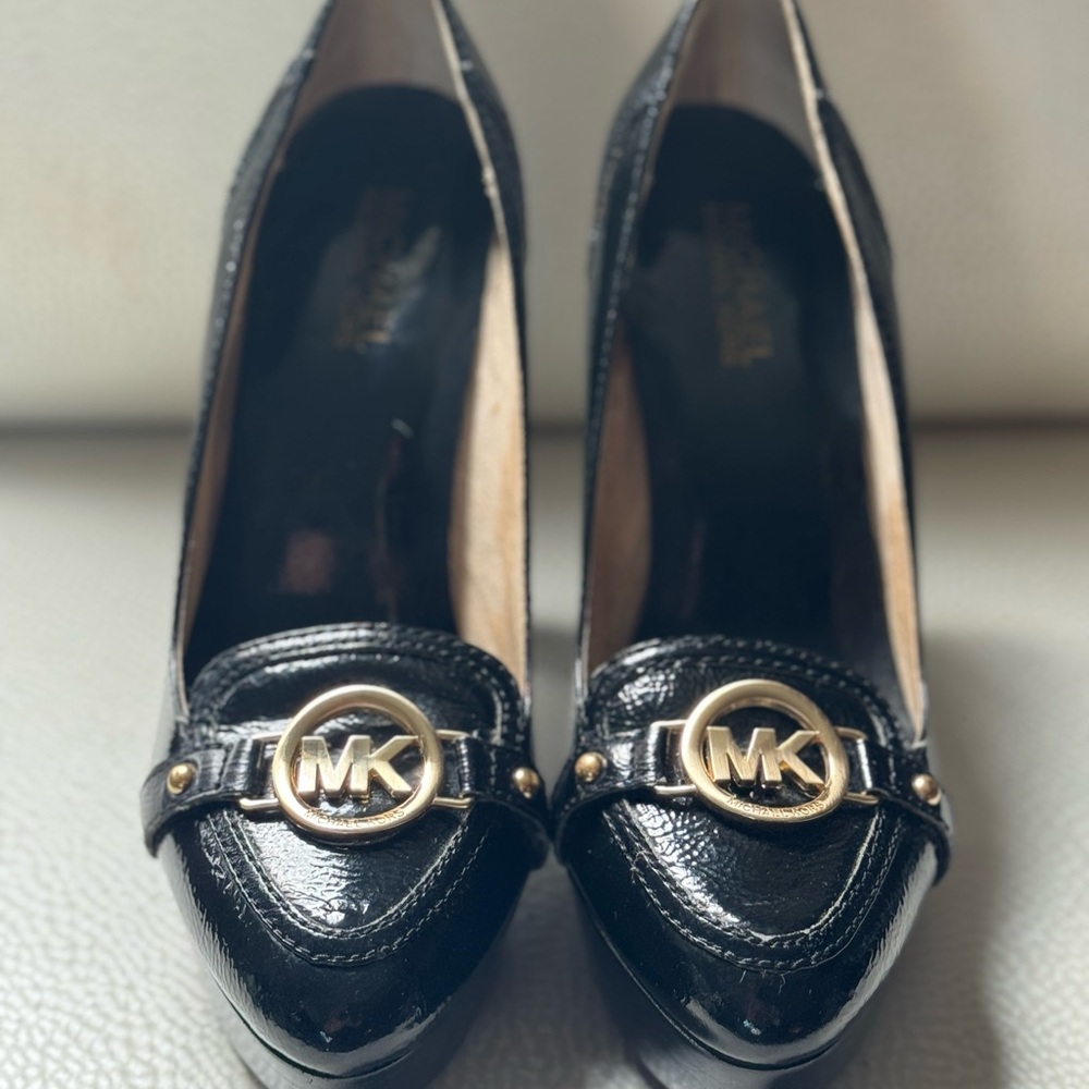 Michael Kors Black Leather Footwear